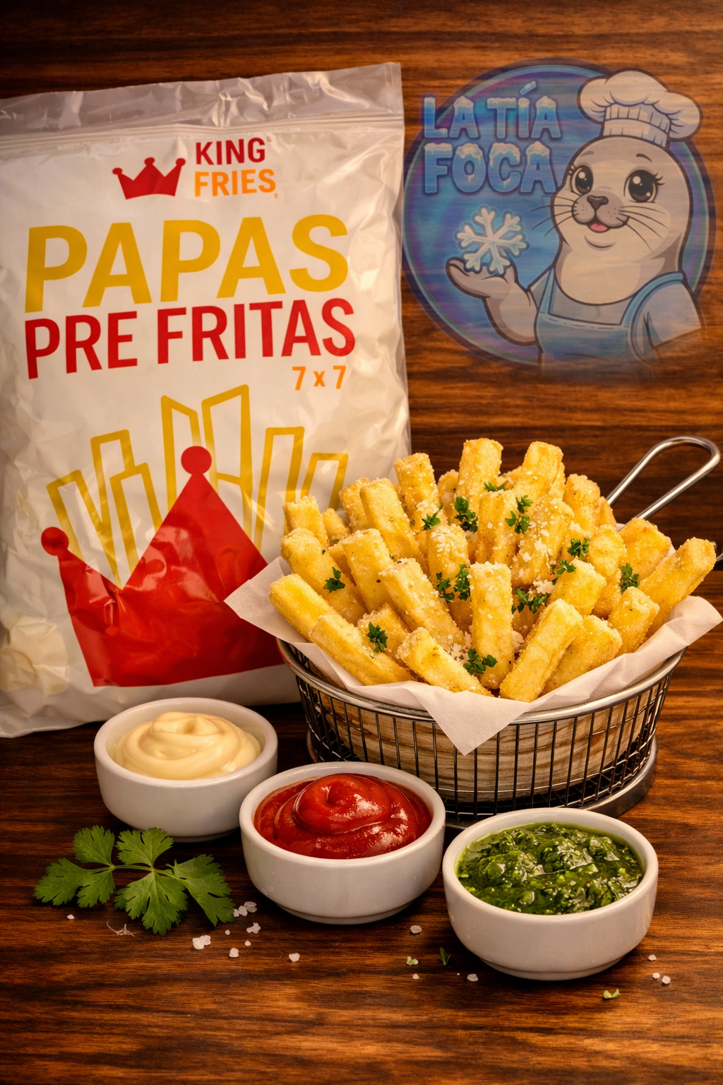 Papas Pre - Fritas 7 mm