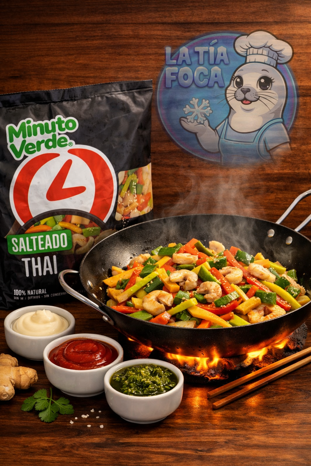 Salteado Thai Minuto Verde 400gr