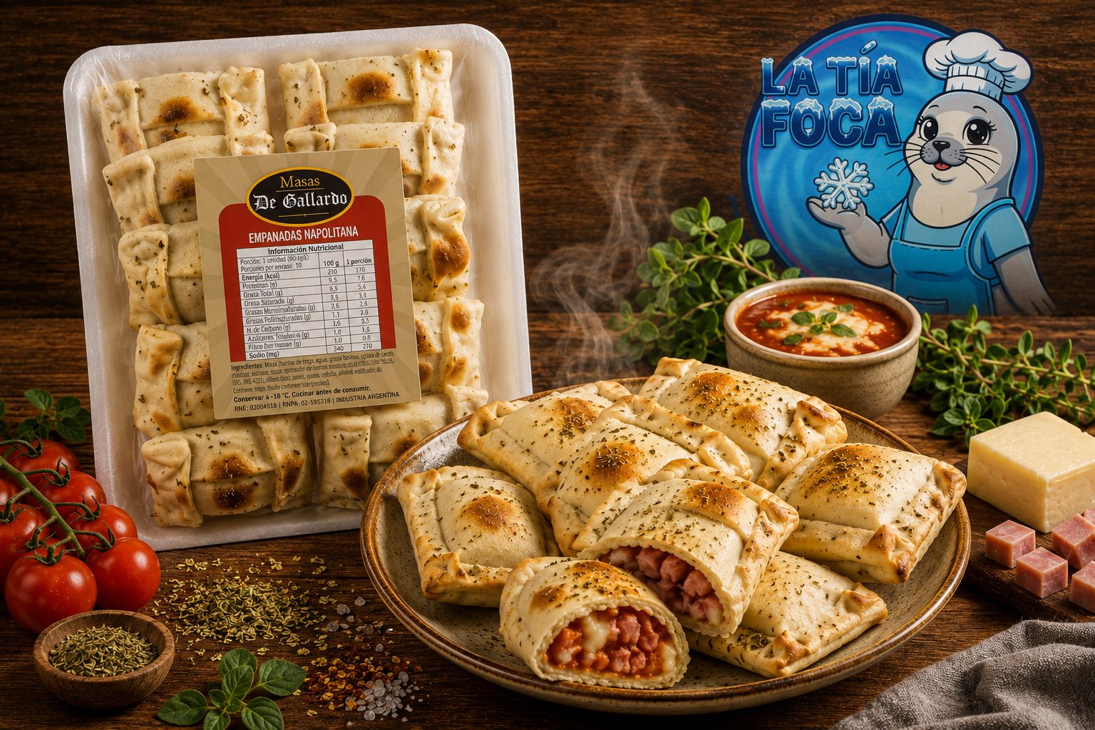 Empanadas Napolitana de Horno, 10 Unidades, De Gallardo