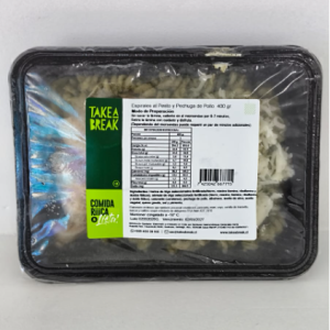 Espirales al Pesto con Pechuga de Pollo